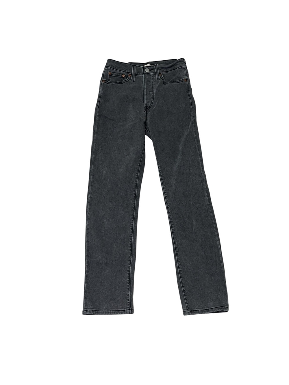 Levi’s Grey Wedgie Straight Jeans Women’s Size 25 Denim Casual Classic Utility